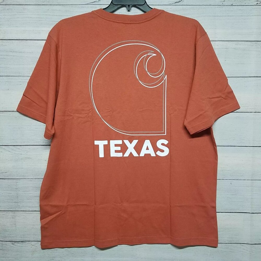 Carhartt Relaxed Fit Heavyweight Texas T-Shirt Mens Size XL - Picture 2 of 4